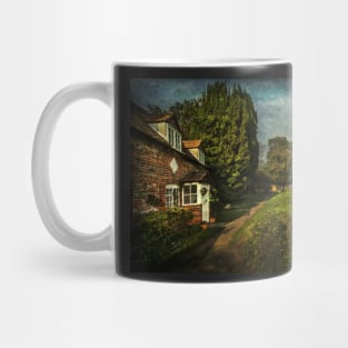 Blewbury Church and Cottages Oxfordshire Mug